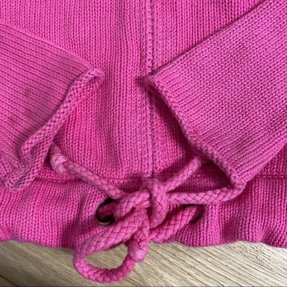 Ralph Lauren Pink Full Zip Sweatshirt Sz 5 Kids